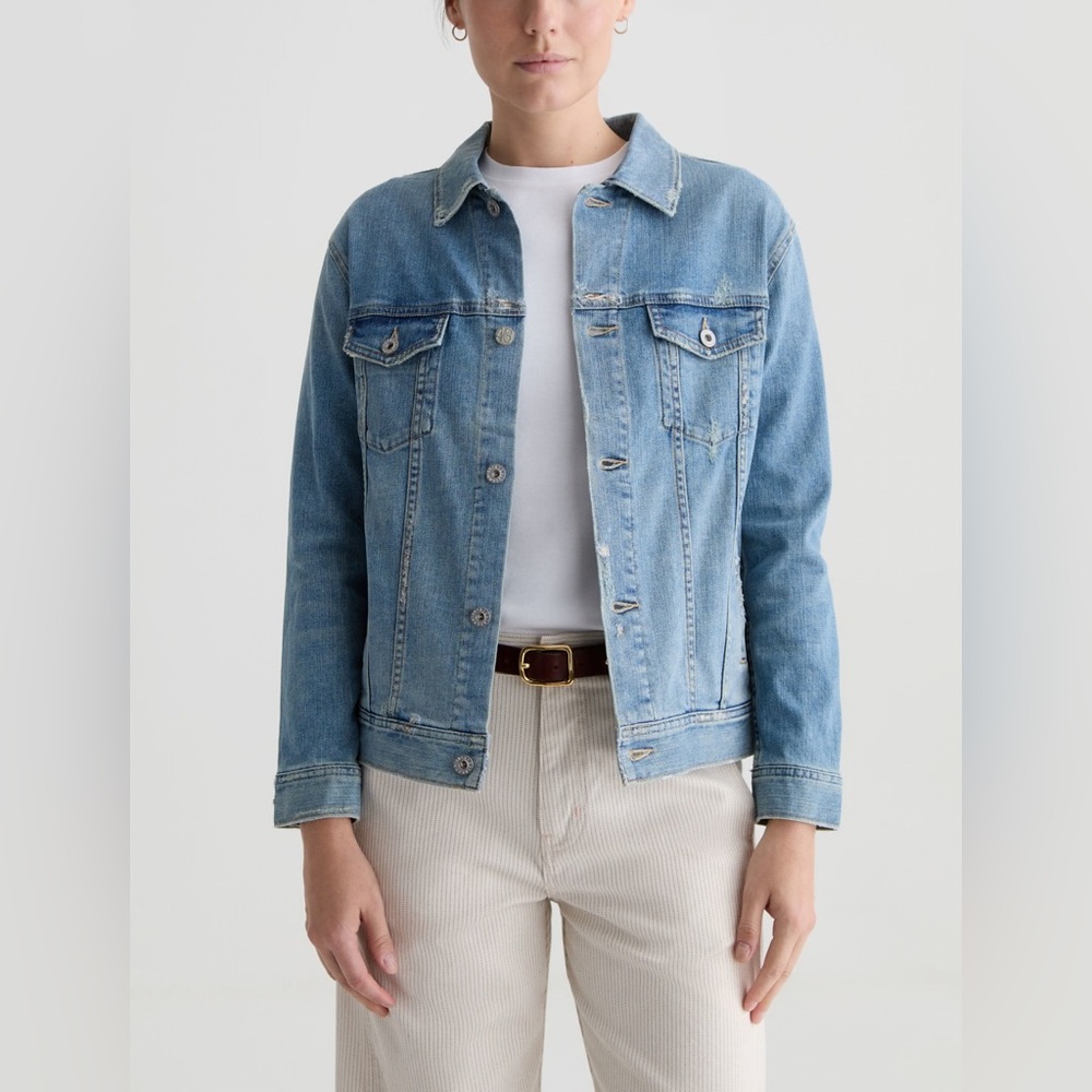 AG Oversized Nancy Jacket in 17 Years Grunge Small